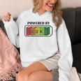 Powered By Books Bookworm Librarian Reading Unisex Hoodie