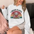 I Read Alotl Axolotl Retro Reading Books Lover Vintage Unisex Hoodie I Read Alotl Axolotl Retro Reading Books Lover Vintage Unisex Hoodie