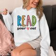 Read Your Heart Read Reading Librarian Book Across America Unisex Hoodie