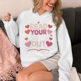 Read Your Heart Out Teacher Valentines Day Reading Book Love Unisex Hoodie Read Your Heart Out Teacher Valentines Day Reading Book Love Unisex Hoodie