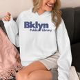 Retro Brooklyn Public Library NY New York Book Lover Unisex Hoodie Retro Brooklyn Public Library NY New York Book Lover Unisex Hoodie