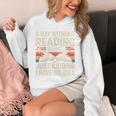 Retro A Day Without Reading Is Like Just Kidding Book Lover Unisex Hoodie