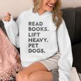Retro Gym Book Lover Read Books Lift Heavy Pet Dogs Unisex Hoodie Retro Gym Book Lover Read Books Lift Heavy Pet Dogs Unisex Hoodie