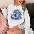 Unicorn Reading For Book Lovers Readers Unisex Hoodie