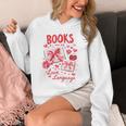 Valentines Book Lover Romance Books Are My Love Language Unisex Hoodie Valentines Book Lover Romance Books Are My Love Language Unisex Hoodie