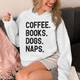 Vintage Coffee Books Dogs Naps Retro Unisex Hoodie Vintage Coffee Books Dogs Naps Retro Unisex Hoodie