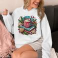 Vintage Cozy Winter Hot Cocoa Books Gingerbread Book Lovers Unisex Hoodie Vintage Cozy Winter Hot Cocoa Books Gingerbread Book Lovers Unisex Hoodie