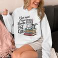 Vintage I Just Want To Read Books And Pet Cats Cat Raglan Baseball Tee Unisex Hoodie