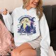 Vintage Sexy Witch Spooky Readers Book Lover Club Halloween Unisex Hoodie