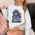 Wild About Reading Book Lover Gorilla Unisex Hoodie