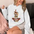 Woman And Books Stack Afro Girl Book Lover Premium Tri-Blend Unisex Hoodie Woman And Books Stack Afro Girl Book Lover Premium Tri-Blend Unisex Hoodie