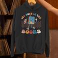100 Days In The Books Celebration Retro School Unisex Hoodie