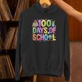 100 Days Of School Book Pencil Teachers Girls Kids 100th Day Unisex Hoodie