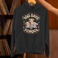 100 Days Of School Cute Puppies And Books Unisex Hoodie