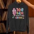 100th Day Of School Teacher Women Floral Books Unisex Hoodie