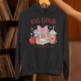 100th Day Of School Teachers 100 Days Of Coffee Chaos Books Unisex Hoodie