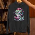 Adorable Book Lover Basilisk With Reading Glasses Cute Unisex Hoodie