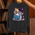 Adorable Book Lover Calico Cat With Reading Glasses Cute For Men Women Kids Unisex Hoodie Adorable Book Lover Calico Cat With Reading Glasses Cute For Men Women Kids Unisex Hoodie