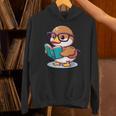Adorable Book Lover Mallard Duck With Reading Glasses Cute Unisex Hoodie Adorable Book Lover Mallard Duck With Reading Glasses Cute Unisex Hoodie
