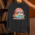 Adorable Book Lover Parrot With Reading Glasses Cute Unisex Hoodie Adorable Book Lover Parrot With Reading Glasses Cute Unisex Hoodie
