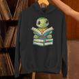 Adorable Turtle Reading Books Unisex Hoodie