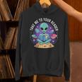 Alien Reader Reading Teacher Librarian Book Lover Unisex Hoodie