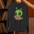 Alien Reading Book Believe In Yourself Kids Women Men Unisex Hoodie Alien Reading Book Believe In Yourself Kids Women Men Unisex Hoodie