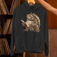 Alligator Snapping Turtle Reading A Book Unisex Hoodie Alligator Snapping Turtle Reading A Book Unisex Hoodie