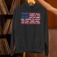 America US Flag Books Library Reading For Book Lover Reader Unisex Hoodie