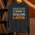 Aquascaping Now Minimal Socializing Introvert Vintage Unisex Hoodie