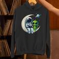Astronaut Reading Book To Alien Shirt Moon Space Lover Kids Unisex Hoodie Astronaut Reading Book To Alien Shirt Moon Space Lover Kids Unisex Hoodie