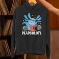 Axolotl Read Book Kawaii Reading Books For Men Women Unisex Hoodie