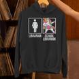 Back To School Library Unicorn Book Lover School Librarian Unisex Hoodie