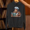 Bigfoot Reading a Cookbook Unisex Hoodie