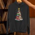 Book Christmas Tree Book Lover Teacher Librarian Unisex Hoodie Book Christmas Tree Book Lover Teacher Librarian Unisex Hoodie