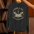 A Book A Day Keeps Reality Away Reading Escape Quote Unisex Hoodie A Book A Day Keeps Reality Away Reading Escape Quote Unisex Hoodie