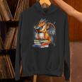Book Dragon Reading Book Lover Unisex Hoodie