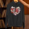 Book Lover Heart Shape Reading Librarian Valentine Men Women Unisex Hoodie Book Lover Heart Shape Reading Librarian Valentine Men Women Unisex Hoodie