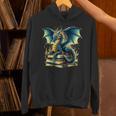 Book Lover Reading Fantasy Dragon Unisex Hoodie