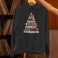 Book Merry Little Christmas Tree Holiday Unisex Hoodie