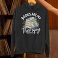 Book Are My Therapy Aesthetic Bookish Reading Unisex Hoodie Book Are My Therapy Aesthetic Bookish Reading Unisex Hoodie