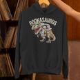 Book Reading Dinosaur T-Rex Dino Bookworm Unisex Hoodie