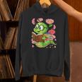 Book Worm Costume World Book Day Cute Kawaii Worm Reading Unisex Hoodie
