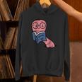 Book Worm Pun Read Reading Librarian America Men Women Kids Unisex Hoodie