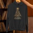 All Booked For Christmas Book Tree Book Lover Teacher Unisex Hoodie