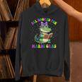 All Booked For Mardi Gras Crocodile Reading Book Teacher Unisex Hoodie All Booked For Mardi Gras Crocodile Reading Book Teacher Unisex Hoodie