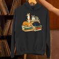 Bookish Cat Lover Cute Reading Squad Books & Kittens Love Unisex Hoodie