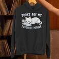 Books Are My Favorite People Cat With Coffee Mug Book Lovers Unisex Hoodie