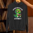 Books Never Go Extinct Reading Dinosaur Bookish Nerdy Unisex Hoodie Books Never Go Extinct Reading Dinosaur Bookish Nerdy Unisex Hoodie