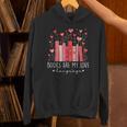 Books Are My Love Language Valentine Reads Bookish Club Unisex Hoodie Books Are My Love Language Valentine Reads Bookish Club Unisex Hoodie